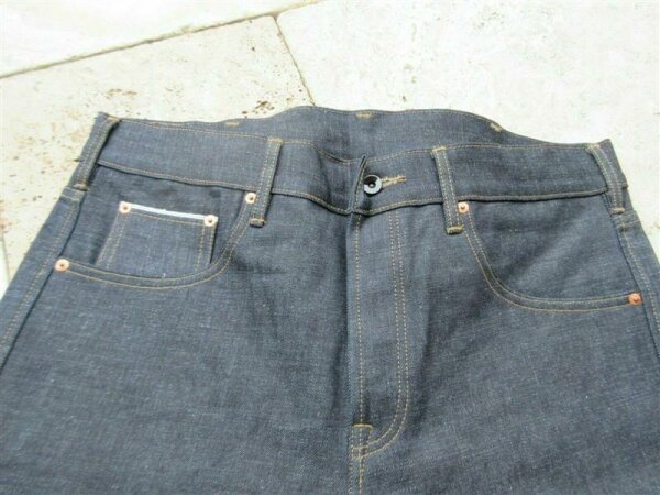 Quartermaster Denim Jeans 30-40er Jahre Style Rockabilly Slim Fit Army Trouser 