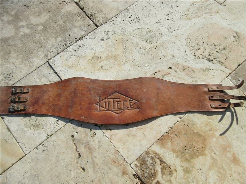 True Vintage Motorcycle Kidney Belt 1943 Lutece Brand Nierengurt Bike