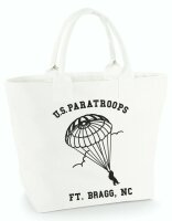 US Army Paratrooper Training Camp Ft Bragg WWII Canvas Bag