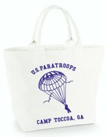 US Army Paratrooper Training Camp Toccoa WWII Canvas Bag...