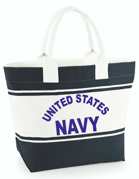 US Army USN United States Navy WWII WK2 Vietnam Canvas Bag Shopper 