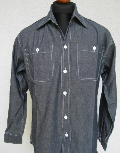 Worker Shirt Chambray Hemd 1937 Lutece M