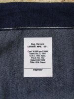USN M29 Blue Denim Duffle Bag Barrack Bag M-1929 US Navy Army Marines USMC WK2