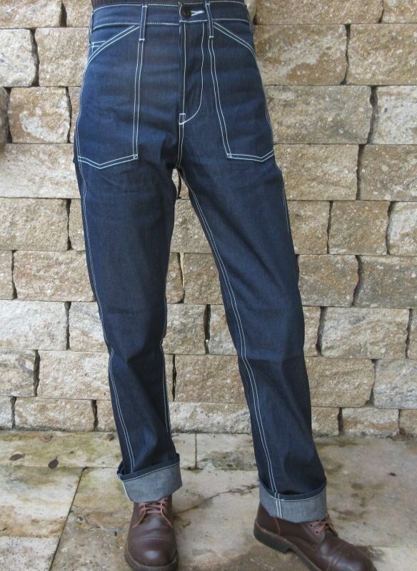 Pantaloni Denim Con Cut-out Sulle Ginocchia - BLU - 15.00 - Foto 9
