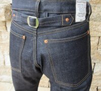 Women Quartermaster Denim Jeans 30er Jahre Style Rockabilly -36